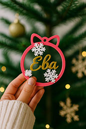 Персонализирана играчка за елха